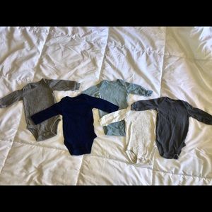 Carter's Boys 3 Months Long Sleeve Onesie Lot